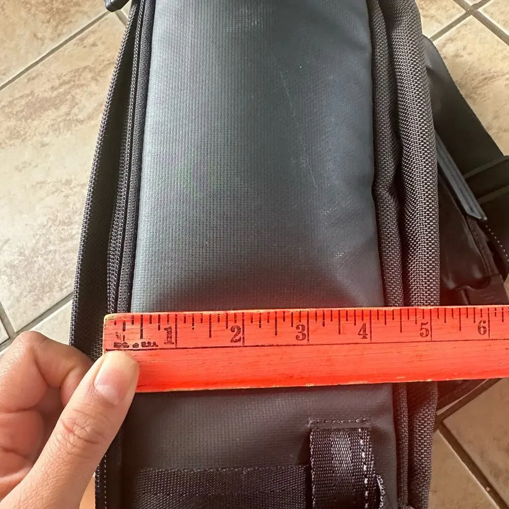 Tumi‎ T For Tech Briefcase Messenger Laptop Bag Crossbody Strap Black